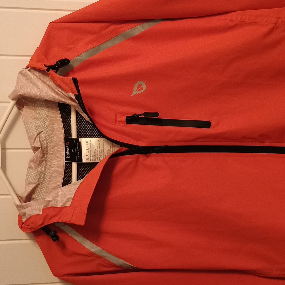 Waterproof Baleaf Orange Jacket with Black-refelective For Night Time, W… - Picture 4 of 14